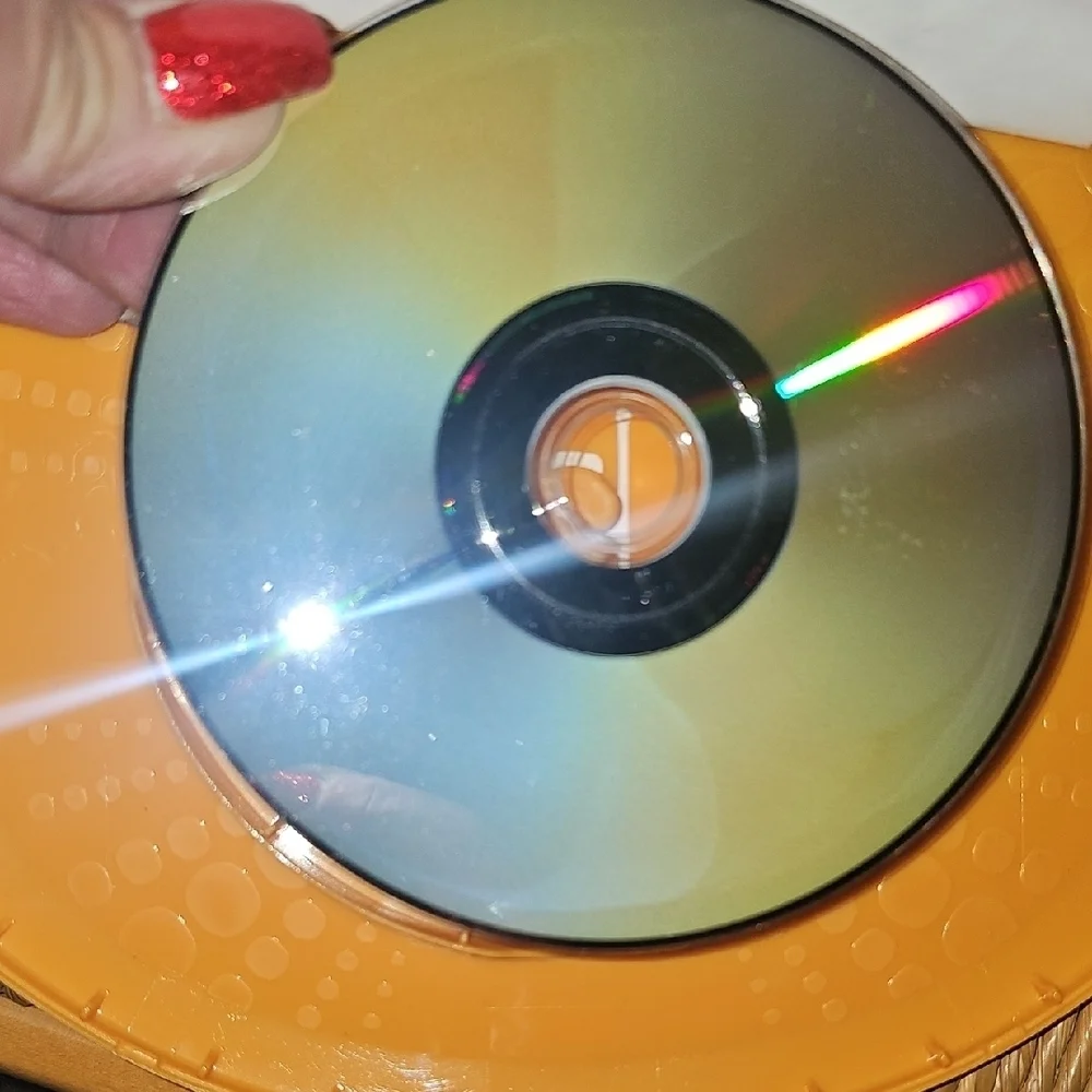 Fisher-Price InteractivTV SpongeBob Krusty Krab Adventures DVD in Orange Case